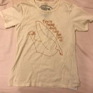 “If you’re feeling down I’ll feel you up” tee.